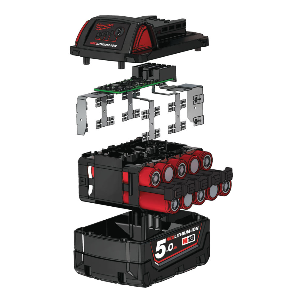 Red Lithium-Ion 18v - 5,0 Ah