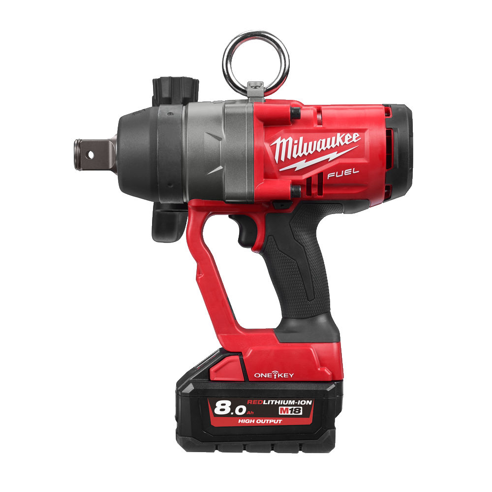 Llave de impacto M18 FUEL ONEKEY SIN ESCOBILLAS 1&quot;; con anillo 2033Nm, desapriete 2400Nm,  4 modos con anillo, 2xM18HB8,con HD Box