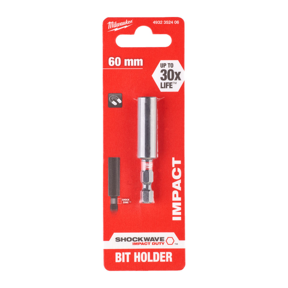 Prolongador magnético con inserción 1/4&quot; Hex 60mm