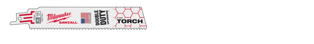 Hoja Sable THE TORCH 150mm 18Tpi - 5uds