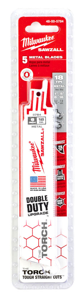 Hoja Sable THE TORCH 150mm 18Tpi - 5uds