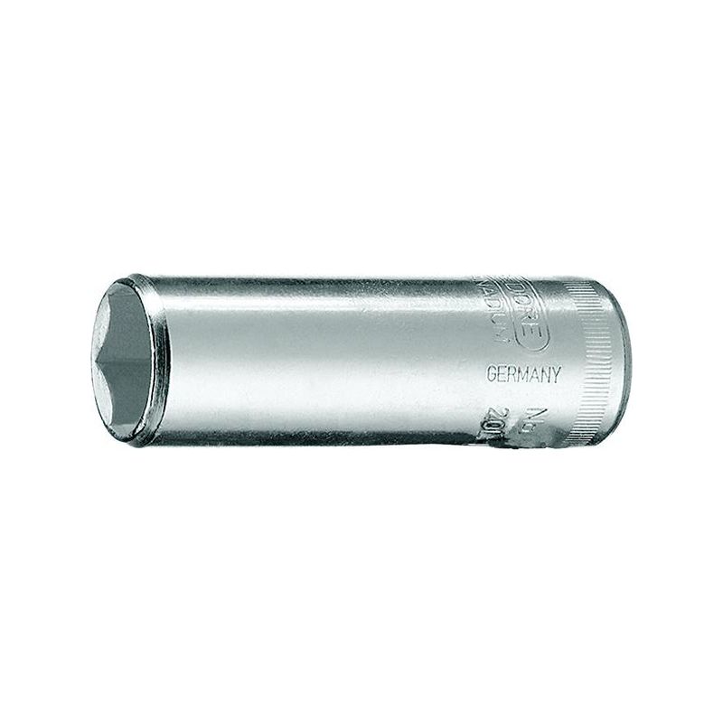 Vaso de 1/4&quot; 6caras      4 mm larg Gedore