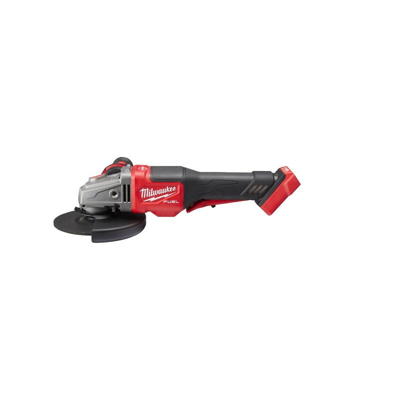 M18FHSAG125XPDB-0X Amoladora angular M18 FUEL™, diámetro del disco 125mm, freno RAPIDSTOP™, 9000rpm, AVS, FIXTEC™, DMS. Se suministra en versión cero, sin baterías ni cargador, en HD-box