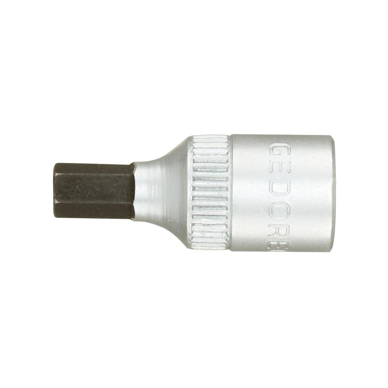 Llave de vaso allen 1/4&quot; 6x28mm Gedore