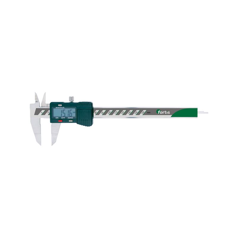 Pie de rey para ranuras de ejedigital 150/0,01mm FORTIS