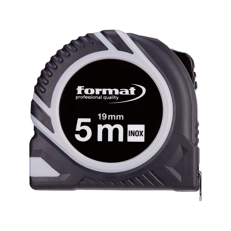 Cinta metrica de bolsillo5mx19mm INOX FORMAT