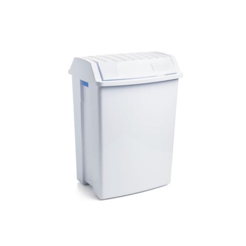 PAPELERA RESIDUOS BASCULANTE 49LT PL BL TATAY