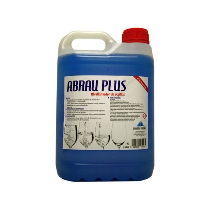 ABRILLANTADOR LAVAVAJ GARRAFA ABRAU PLUS LOGISTIC 5 LT