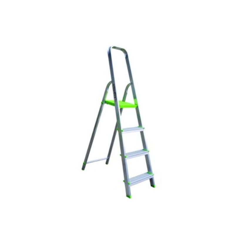 ESCALERA DOM TIJERA 0,87MT 4 PELDAÑOS B/BAJA ALU VIVAHOGAR