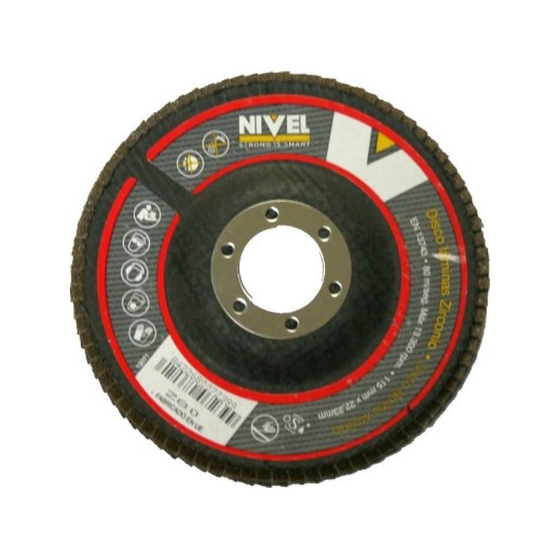 DISCO LAM 115 MM GRANO 040 ZIRCONIO NIVEL