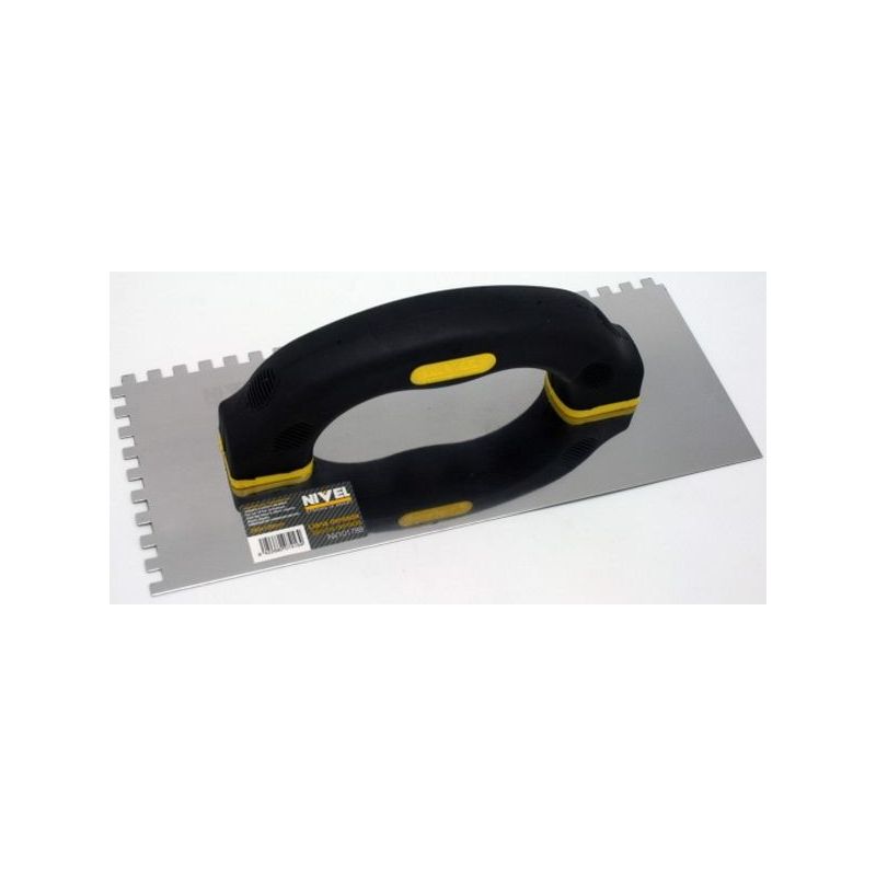 LLANA ALB. 280X120MM DIENTE 6MM M/C BIMAT. DENTADA ACERO NIV