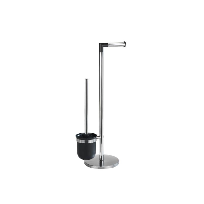 ESCOBILLERO BAÑO PORTARROLLO PIE CR EXCLUSIV WENKO