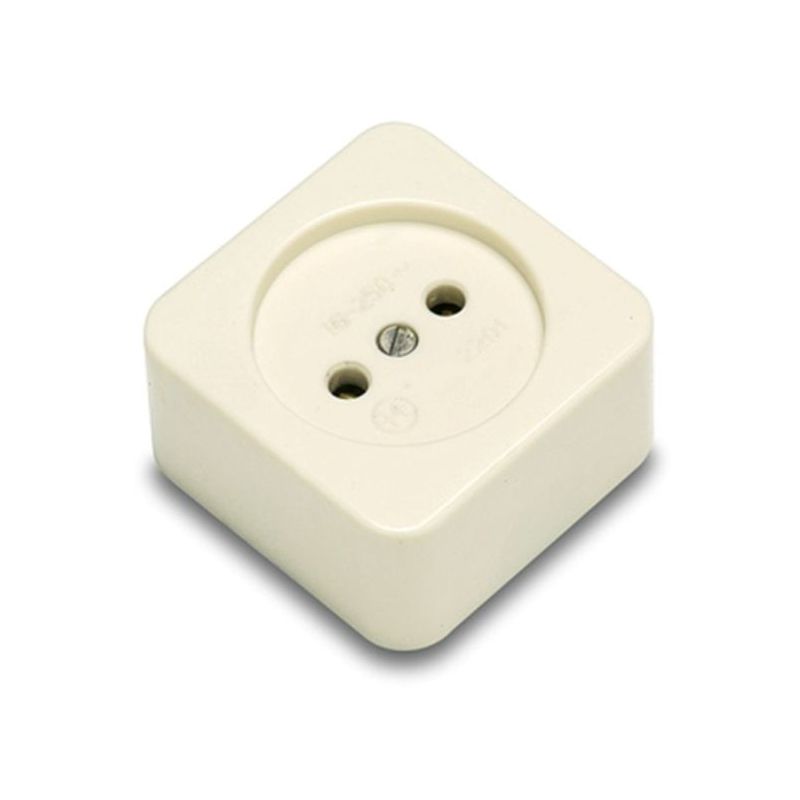 BASE ELEC 54x54x32 SUP 10A-250V POLIC/PORC BL 2201 FAMAT
