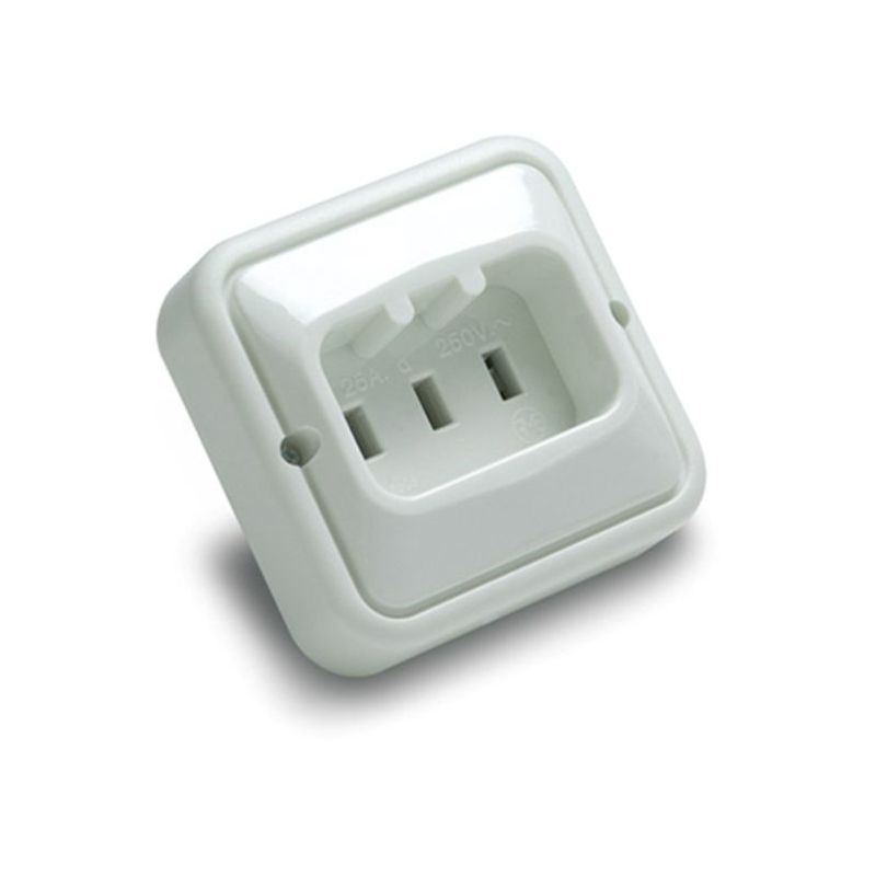 BASE ELEC 85x84x57 EMP TT 25A-250V POLIC BL 2308 FAMAT