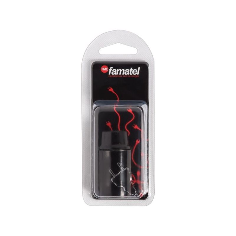PORTALAMPARAS ELEC 60x147x50 E14 BAQUEL NE FAMAT