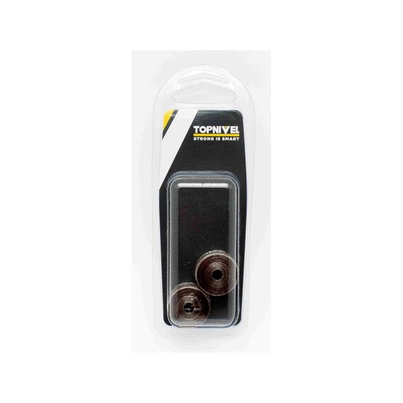CASQUILLO TUBO ARMARIO 19MM NIQ 2 PZ