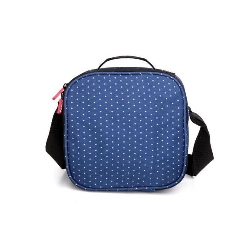 BOLSA PORTA ALIMENTOS 4 HERMETICOS DOTS AZ POLIE TATAY
