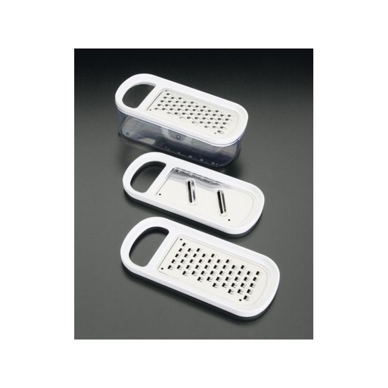 RALLADOR COC MAN 3 USOS RECIPIENTE INOX METALTEX 3 PZ