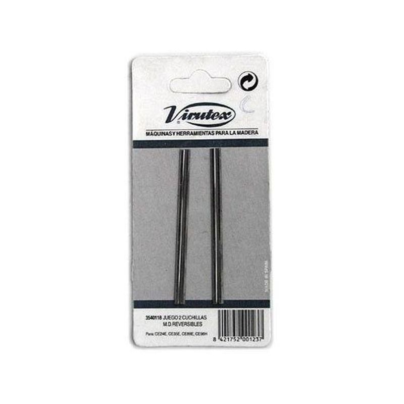 CUCHILLA CEPILLO ELEC. VIRUTEX P/CE35E M/DURO 3540118 2 PZ