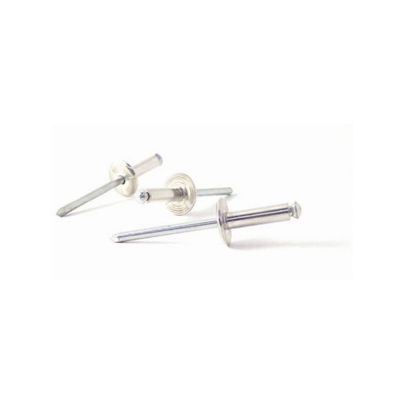 REMACHE FIJ FLOR 4,8X24MM C/ANCH ALU ALUM BRALO 150 PZ