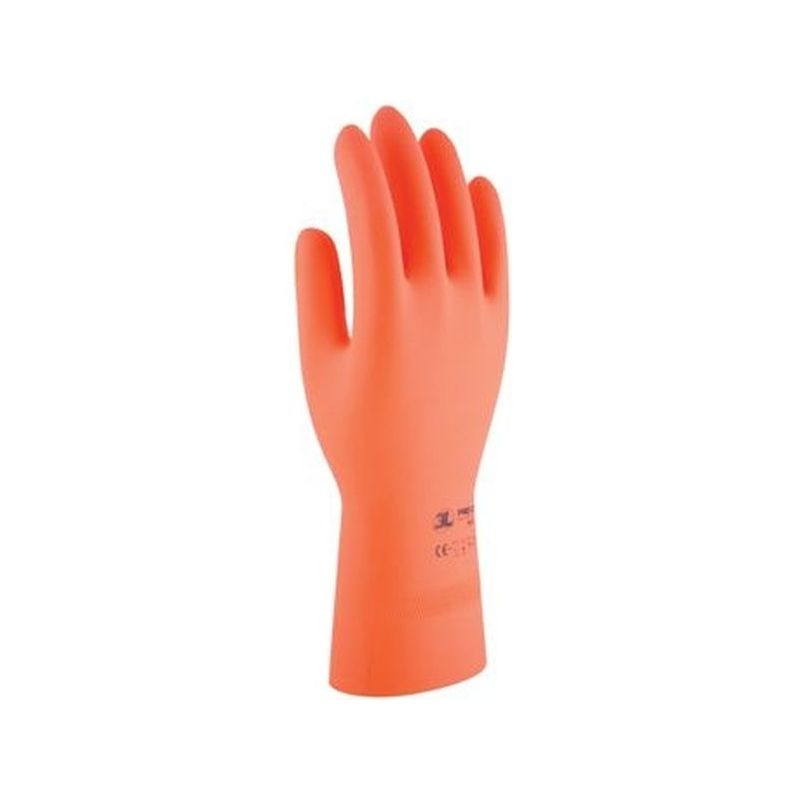 GUANTE QUIMICO M08-32CM NAT. FLOC. PROTEX LATEX NAR 3L
