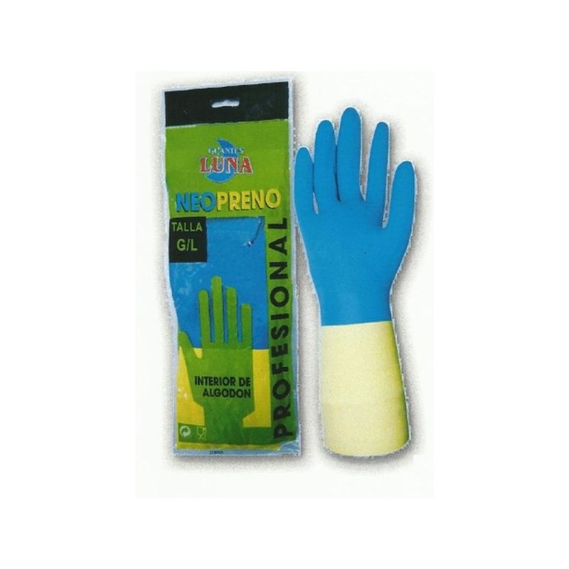 GUANTE QUIMICO L09 INDUST NEOPRENO AM/AZ LUNA