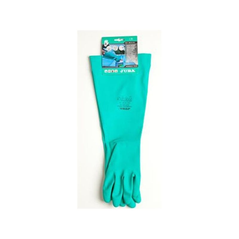 GUANTE QUIMICO M08-46CM PISCINA FLOC. NITR. VER JUBA