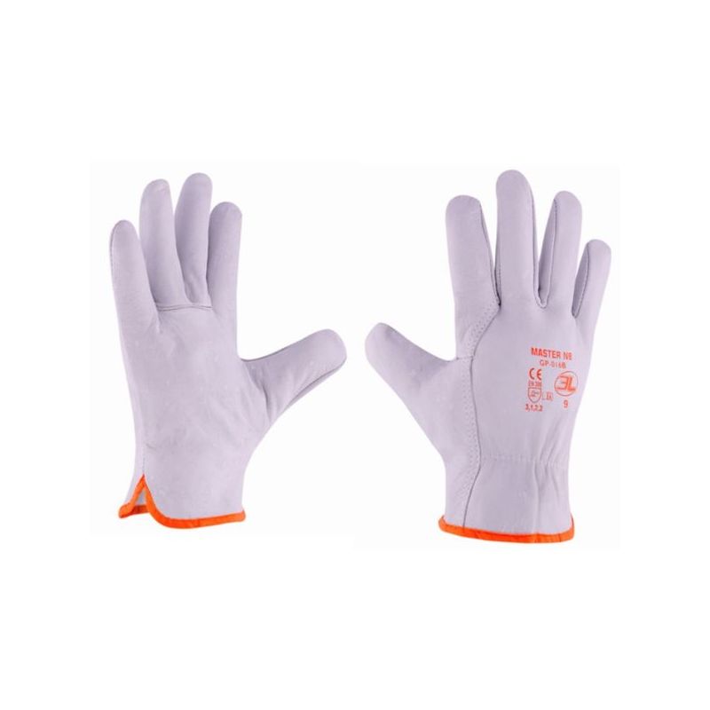 GUANTE MECANICO L09 MASSTER PIEL BL 3L