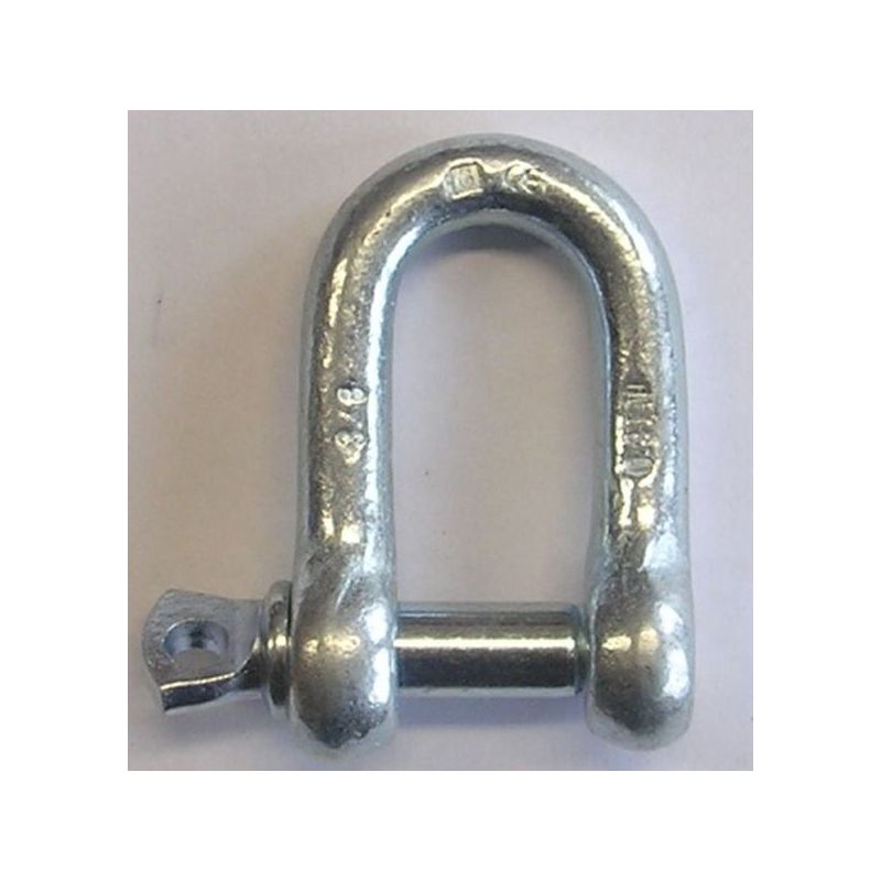 GRILLETE CADENA 3/8&quot; RECTO GARRA ACERO GALV 310 310-3/8 10 P