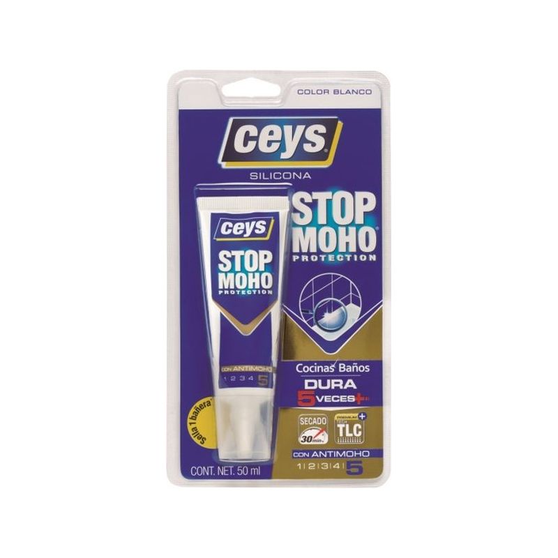 SILICONA ACIDA CO/BAÑ 50 ML BL A/M S/R STOPMOH XP CEYS