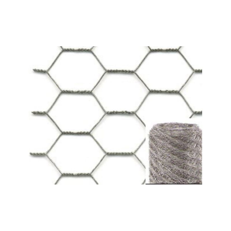MALLA CERC TRIPLE TORSION 51X0,9MM 2X50M AC GALV NIVEL
