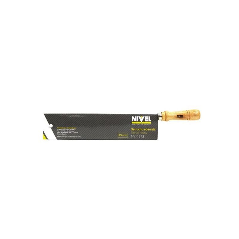 SERRUCHO CARP EBANISTA 300MM M/MAD D/T NIVEL