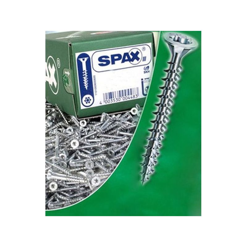 TORNILLO R/MAD. 04X060MM GALV SPAX 500 PZ