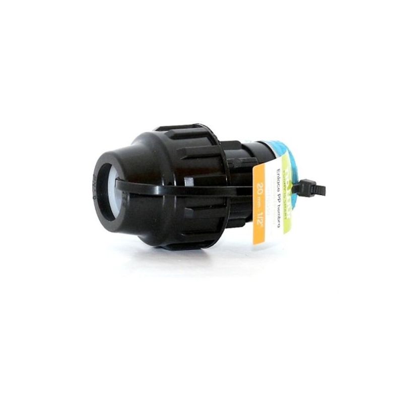 ENLACE RIEGO MANG H Ø 20MM-1/2&quot; ROSC FIT PP NATUUR
