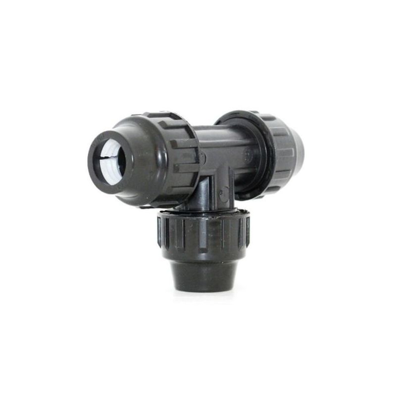 CONECTOR RIEGO EN T 32X25X32MM REDUC FIT PP NATUUR
