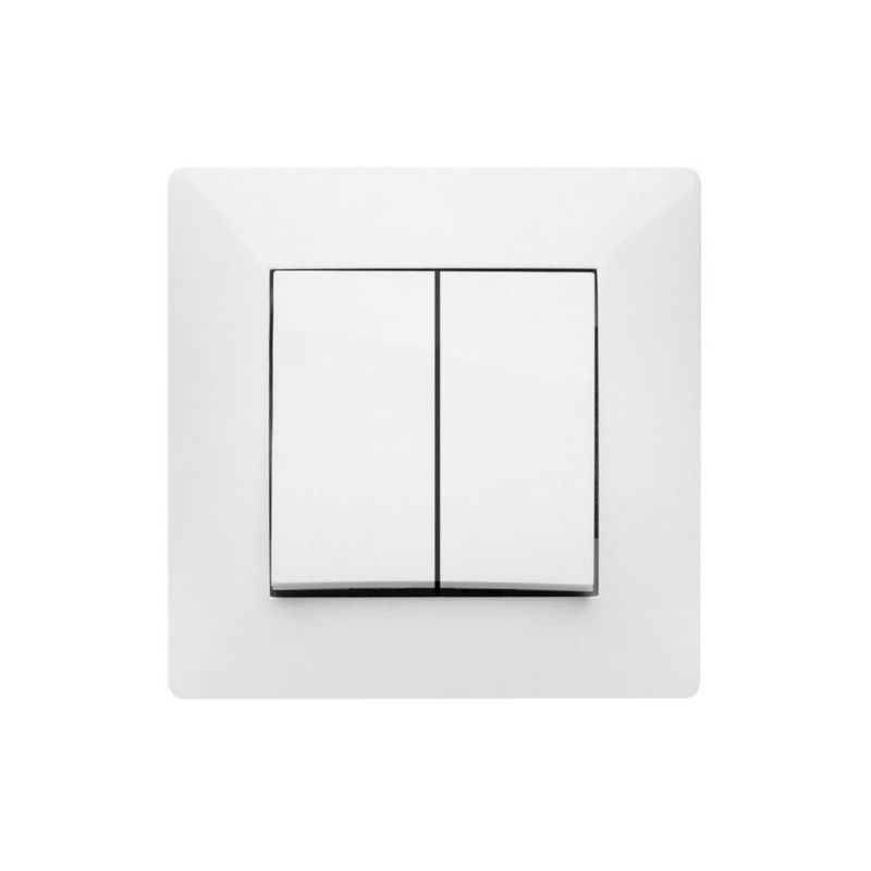 INTERRUPTOR ELEC 10A-250V EMP CONM. DOB ABS BL HABITAT 15 93