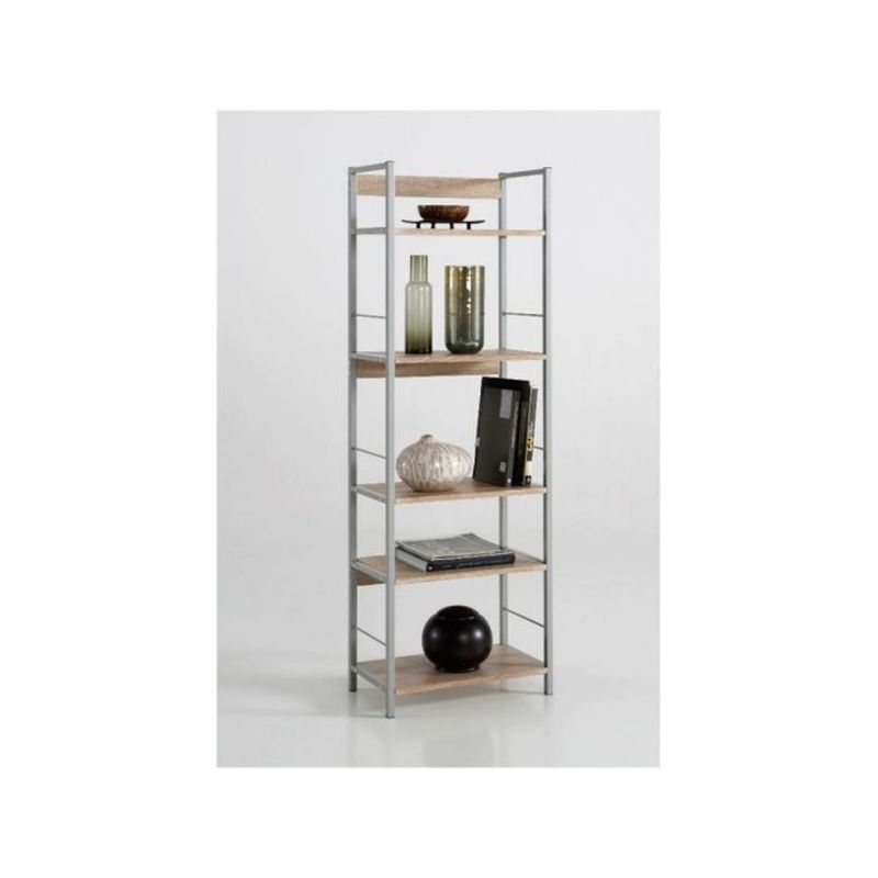 ESTANTERIA 5B 52X30X150CM MADERA/METAL KALA KIT CLOSET