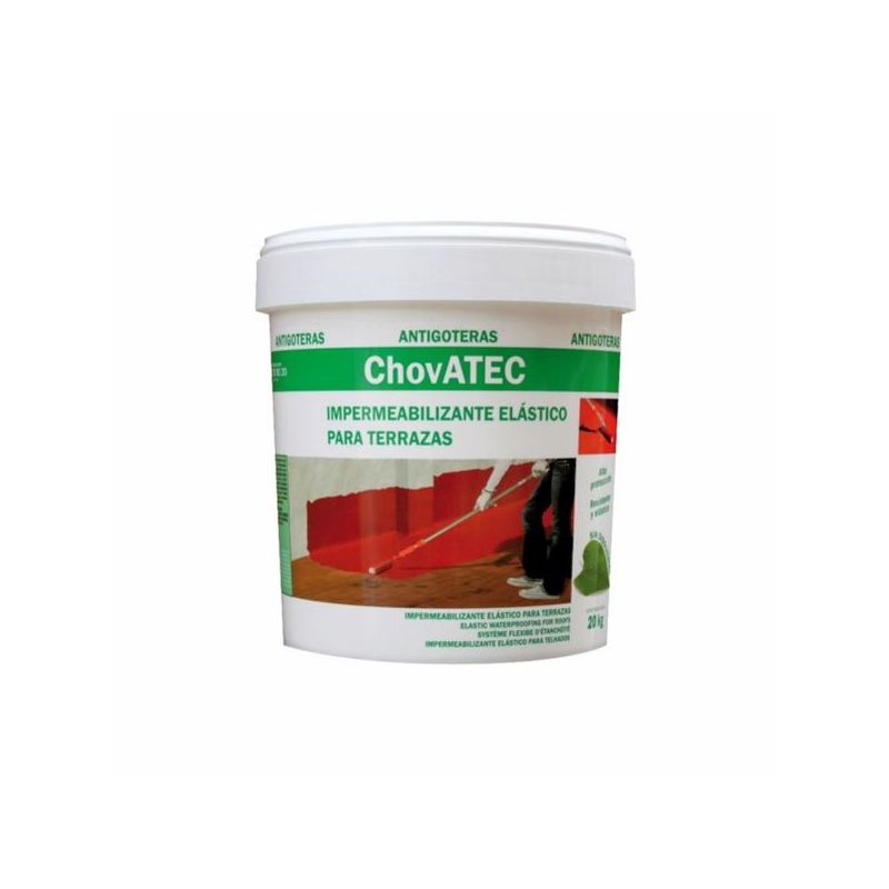 CAUCHO IMPERM. LIQ 5 KG TERRAZ RO CHOVATEC CHOVA 5 KG