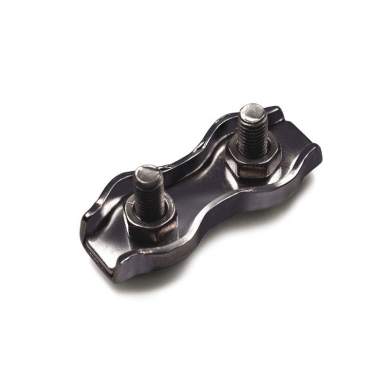 SUJETACABLE PLANO DOBLE M02 ACERO CINC SPD302 DAMESA 100 PZ
