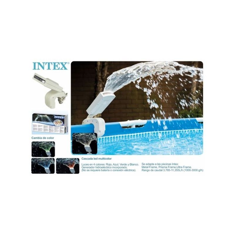 FUENTE PISC. CON LUZ INTEX LED 28089