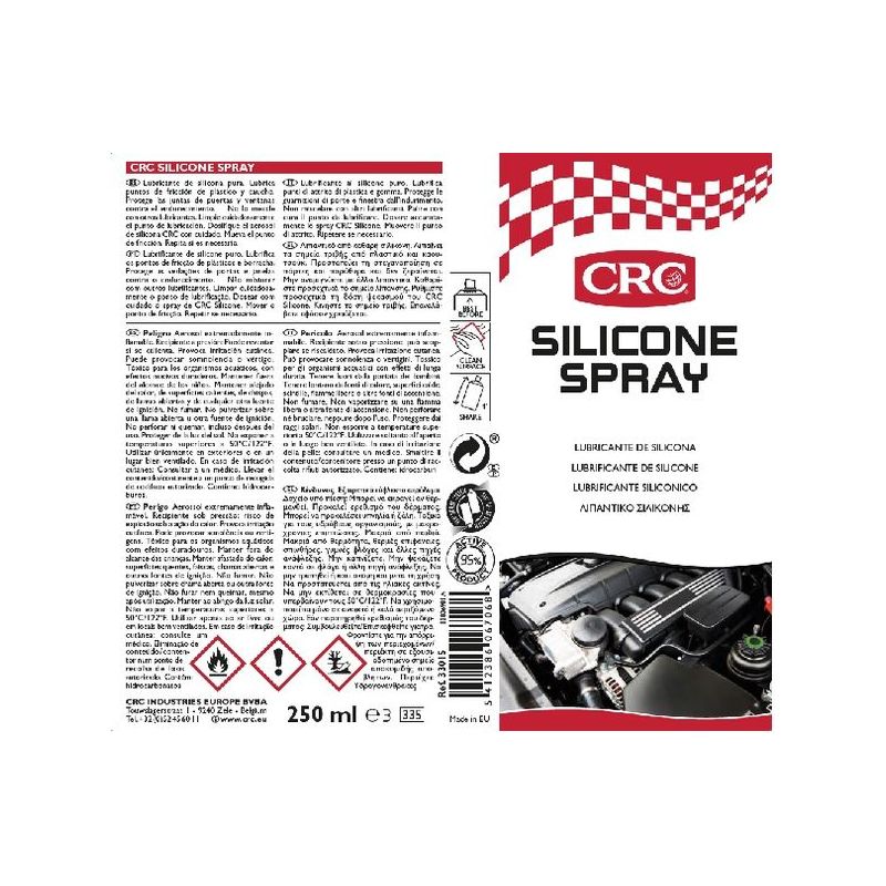 ACEITE LUBRICANTE SILICONA 250ML SPRAY SILICONE CRC 250 ML