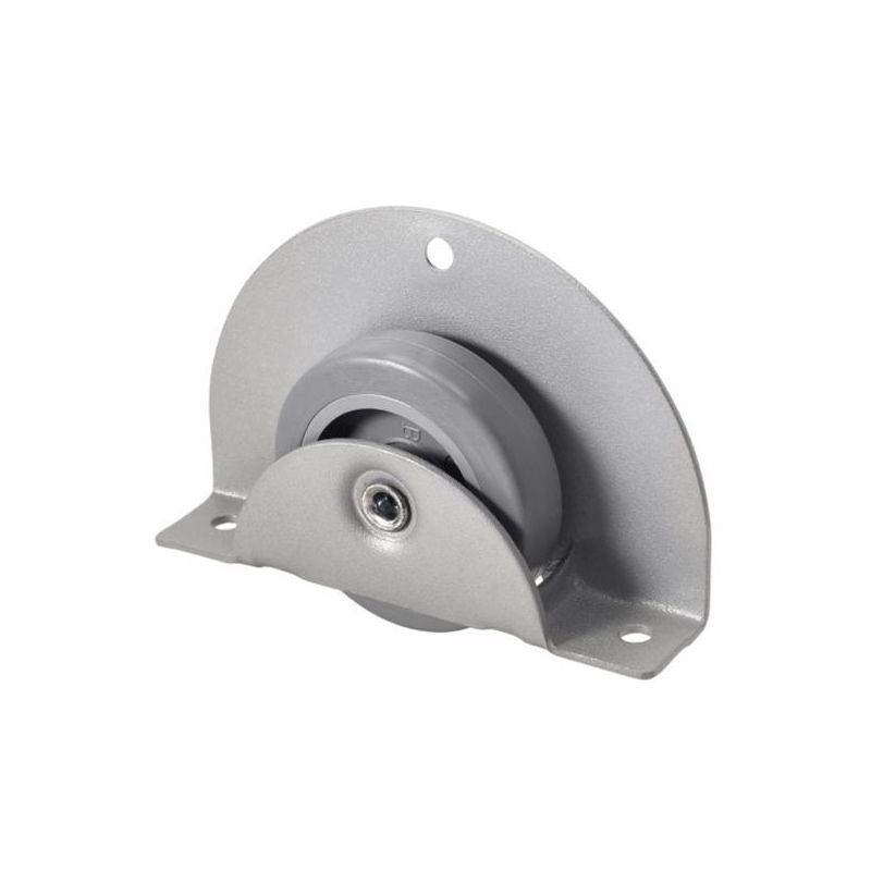 RUEDA FIJA SEMICIR 050MM 1-0772 OCULTA 060KG GOMA GR 60N50-P