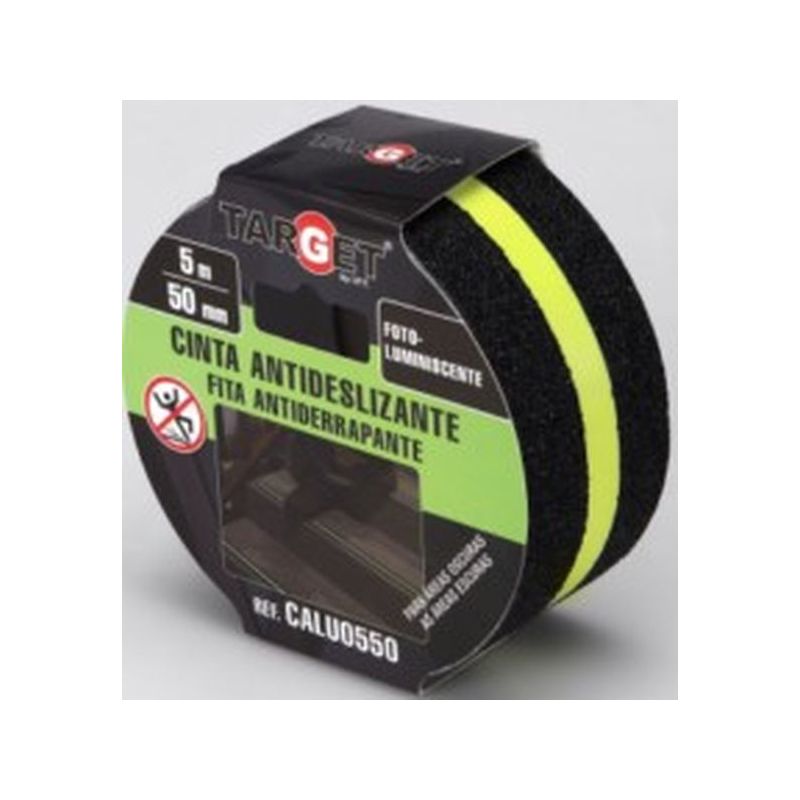 CINTA ANTIDESL. 50MMx 5MT BANDA LUMINISCENTE ADH. NEG TARGE