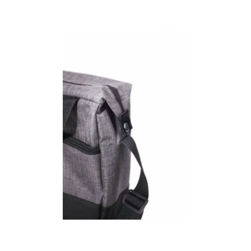 BOLSA P/ALIM. CON BOLSILLO 25x11x28 cm POLIE GR IRIS 1 PZ