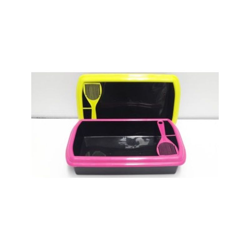 BANDEJA 28X49X9,5CM ARENA GATO IMOR SURT CON MARCO CON PALA