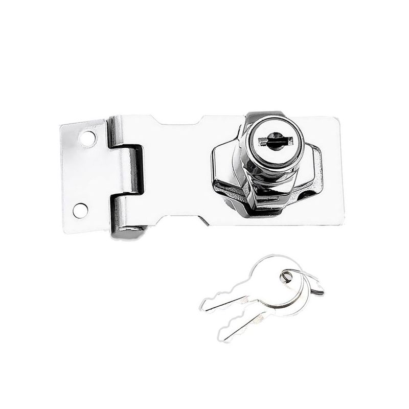 CERRADURA MUEBLE HEBILLA 32x29x94MM MICEL ZAMAK CR/BRI CM19