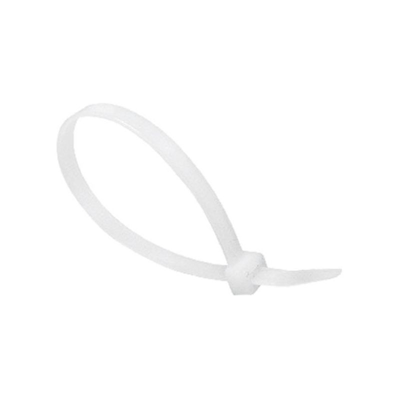 BRIDA 7,6x200MM NYL BLANCA NIVEL 100 PZ