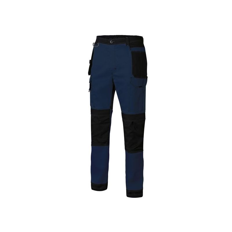PANTALON TRABAJO M CON REFUERZO 98%ALG 2%ELAST AZNV/NE CANV