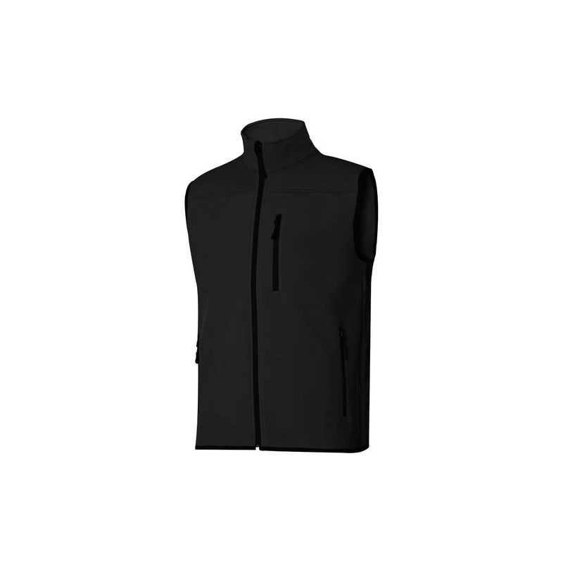 CHALECO TRABAJO M 94%POLI6%ELAS MULTIBOLSILLOS NE SOFT SHELL