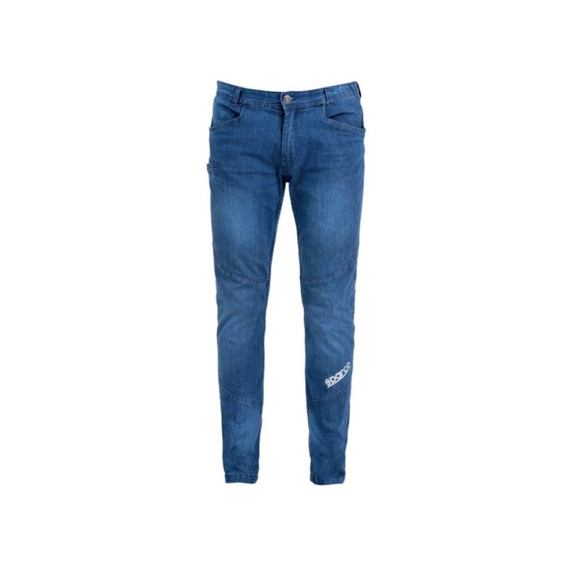PANTALON TRABAJO L VAQUERO JEANS DENIM TEJ.ELAS. AZ SPARCO